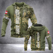 AIO Pride - Customize Austrian Army Camo Version Unisex Adult Hoodies