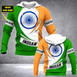 AIO Pride - Customize India Coat Of Arms - New Form Unisex Adult Hoodies