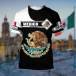 AIO Pride - Customize Mexico Black And White Unisex Adult Shirts