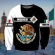 AIO Pride - Customize Mexico Black And White Unisex Adult Shirts