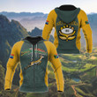 AIO Pride - South Africa Flag Protea - Yellow Unisex Adult Hoodies