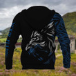 AIO Pride - Custom Name Scotland Lion - Black Unisex Adult Hoodies