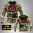 AIO Pride - Customize Hungary Army Camo Skull Flag Unisex Adult Hoodies