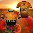 AIO Pride - Australia Anzac Remembrance Day - Lest We Forget Unisex Adult Shirts