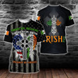 AIO Pride - Irish Cross - American By Birth Patriot By Choice Unisex Adult Shirts