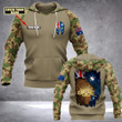 AIO Pride - Customize Australian Army Emblem & Flag Unisex Adult Hoodies