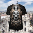 AIO Pride - Mexico - Mexican Aztec Skull Unisex Adult Shirts