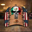 AIO Pride - Mexico Coat Of Arms Skull 3D Unisex Cap