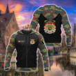 AIO Pride - Custom Name Belgium Coat Of Arms Camo Unisex Adult Hoodies