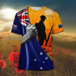 AIO Pride - Australia Anzac Day Lest We Forget Flag Unisex Adult Shirts