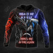 AIO Pride - Heart Of A Wolf Soul Of A Dragon 3D Unisex Adult Hoodies