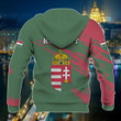 AIO Pride - Customize Hungary Flag And Coat Of Arms Paint Style Unisex Adult Hoodies