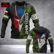 AIO Pride - Customize Czech Army Mask Style Unisex Adult Hoodies