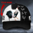 AIO Pride - Custom Name Rooster Black And White Unisex Cap