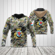 AIO Pride - Customize Luxembourg Army Camo Unisex Adult Hoodies