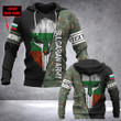 AIO Pride - Customize Bulgarian Army Mask Style Unisex Adult Hoodies