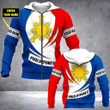 AIO Pride - Customize Philippines Coat Of Arms - New Form Unisex Adult Hoodies