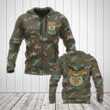 AIO Pride - Custom Name South Africa Camo Coat Of Arms Unisex Adult Hoodies