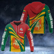 AIO Pride - Custom Name Lithuania Flag Color 3D Print Unisex Adult Hoodies