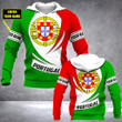 AIO Pride - Customize Portugal Coat Of Arms Style Unisex Adult Hoodies