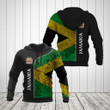 AIO Pride - Jamaica Grunge Flag Unisex Adult Hoodies