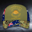 AIO Pride - Custom Name Australian Army Flag Camo Unisex Cap