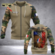 AIO Pride - Customize French Army Logo & Flag Unisex Adult Hoodies