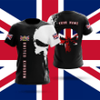 AIO Pride - Skulls Printed With Flags United Kingdom Unisex Adult Shirts