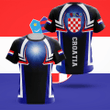 AIO Pride - Customize Croatia Lightning Halo Unisex Adult Shirts