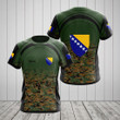 AIO Pride - Custom Name Bosnia Coat Of Arms Unisex Adult Shirts