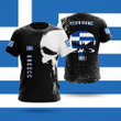 AIO Pride - Skulls Printed With Flags Greece Unisex Adult Shirts
