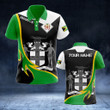 AIO Pride - Custom Name Jamaica Coat Of Arms And Flag Unisex Adult Shirts