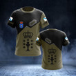 AIO Pride - Custom Name Coat Of Arms Galicia Unisex Adult Shirts