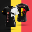 AIO Pride - Skulls Printed With Flags Belgium Unisex Adult Shirts