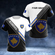 AIO Pride - Custom Name Kosovo Line New Version  Unisex Adult Shirts