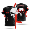 AIO Pride - Skulls Printed With Flags Canada Unisex Adult Shirts