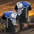 AIO Pride - Customize Trucker - Skull Unisex Adult Shirts