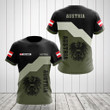 AIO Pride - Custom Name Austria Coat Of Arms And Flag Unisex Adult Shirts