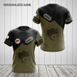 AIO Pride - Custom Name Coat Of Arms Algeria Unisex Adult Shirts
