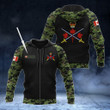 AIO Pride - Custom Name Canadian Army Camo Unisex Adult Hoodies