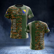 AIO Pride - Custom Name Camo Bosnia Unisex Adult Shirts