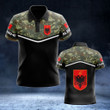 AIO Pride - Custom Name Albania Camo Unisex Adult Shirts