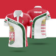 AIO Pride - Customize Line Flag Of Hungary Color And Coat Of Arm Shirt