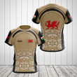 AIO Pride - Custom Name Welsh Dragon Camo Unisex Adult Shirts