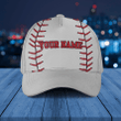 AIO Pride - Custom Name White Baseball Unisex Cap