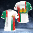 AIO Pride - Custom Name Bulgaria Coat Of Arms Flag Color Unisex Adult Shirts
