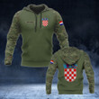 AIO Pride - Custom Name Croatia Coat Of Arms Camo Unisex Adult Shirts