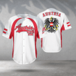 AIO Pride - Customize Sporty Style And Coat Of Arms Of Austria  Baseball Jersey Shirt And Cap