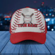 AIO Pride - Custom Name Red Baseball Unisex Cap