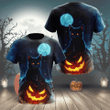 AIO Pride - Halloween Gift Halloween Black Cat And Pumpkin Unisex Adult Shirts